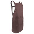 thumbnail image 3 of fastboy 2 Pockets Adjustable Strap For Men Women Home Cooking Kitchen Aprons Brown, 3 of 9
