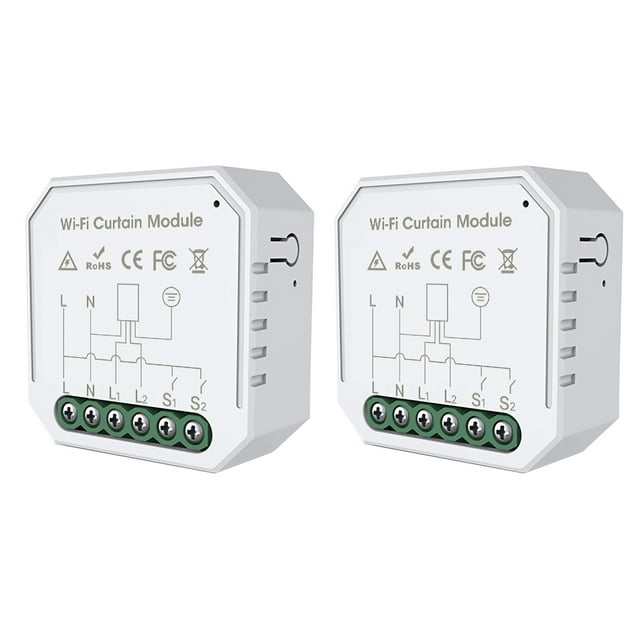 Amdohai Tuya WiFi Intelligent Curtain Switch Module Home Modification de Rideau Module Mobilephone Dispositif de Partage de la Fonction de Synchronisation