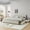 Beige, variant on King Size Upholstered Bed with Drawer Storage, Chenille Fabric Platform Bed Frame with Headboard, Solid Frame for Bedroom, Dark Gray