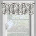 thumbnail image 2 of Ambesonne Brown Paisley Window Valance, Zentangle Look Motif, 54" X 18", Brown White, 2 of 5