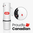 thumbnail image 5 of Canadian Made Central Vacuum Ultra Clean Unit 7,500 sq. ft. Electric Hose/Powerhead Attachments, Garage Kit & Accessories (35 Ft), 5 of 5
