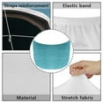 thumbnail image 6 of Uorisanigo Car Hood Cover 59.05x39.37 in Baby Blue Car Hood Cover Accessories Decorations Suitable for Most Cars Sedans Trucks Pickup Sports Automotive, 6 of 7