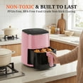 thumbnail image 5 of Atilioo 6.34QT Air Fryer, 12-in-1 Cook Modes, Touch Pad, Quick Crispy Meals, Dishwasher Safe Nonstick Basket, Pink, 5 of 9