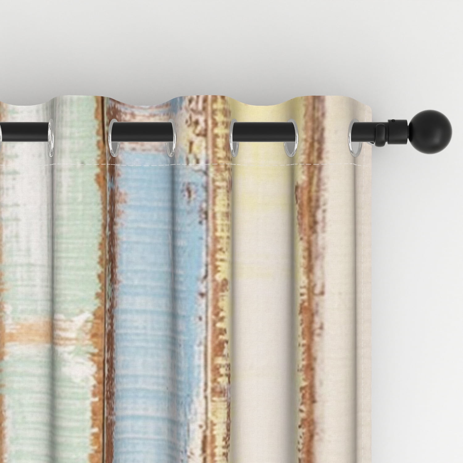 Lfeey Blackout Curtains with Grommets, Light Blocking for Farmhouse Bedroom, 52x84 inch, 2 Panels