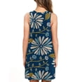 thumbnail image 4 of SMihono Robe d'Été Grande Taille pour Femmes 2023 Mode Été Décontractée Sans Manches à Col Rond Robe Imprimée Robe Ample, 4 of 6