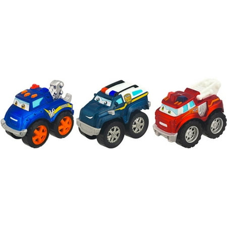 Tonka Chuck & Friends Twist Trax Rescue Trucks 3-Pack