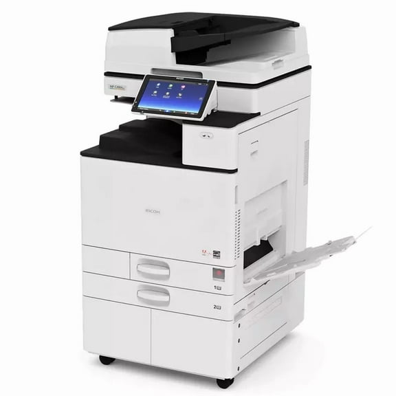 Ricoh MP C2004ex Color Laser Multifunction Printer – 20 PPM, Compact Office Copier/Scanner/Printer