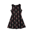 thumbnail image 4 of Iaqnaocc Dresses for Girls 10-12 A-Line Floral Print Dress Holiday Cute Sleeveless Girls Clothes 2026 Summer Stylish Girls Fashion Dress for Girls Vermilion 11-12 Years, 4 of 4