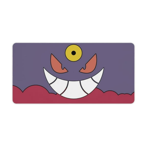Sinister Grin Gengar Mouse Pad Extended Gaming No-sliped Large Desk Mat Stitched Edge Keyboard Mat Mousepad