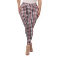 thumbnail image 6 of Plus Size Tummy Control Sculpting Treggings - Red, Black, White, Houndstooth, 6 of 9