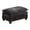 Black, variant on Cloud Sofa Ottoman, Modular Oversized Ottoman for Sectional Couch, Chenille Upholstered Footrest Stool for Living Room, Bedroom, Apartment, Blue