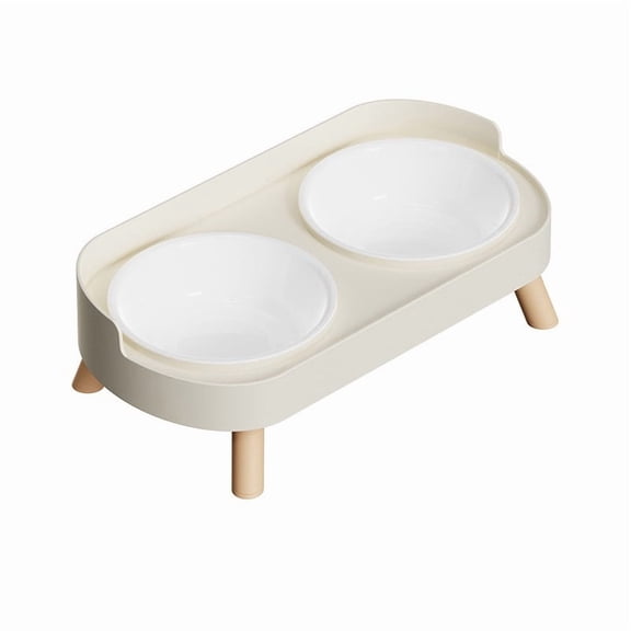 Xubinwww Elevated Cat And Food Bowls With Design For Easier Eating And Improved Digestion Vomiting Slow Feeder Dish For Small Medium Large Non Stand Feeder Bowls Water Bowl for Dogs Kitty Bowl Cat