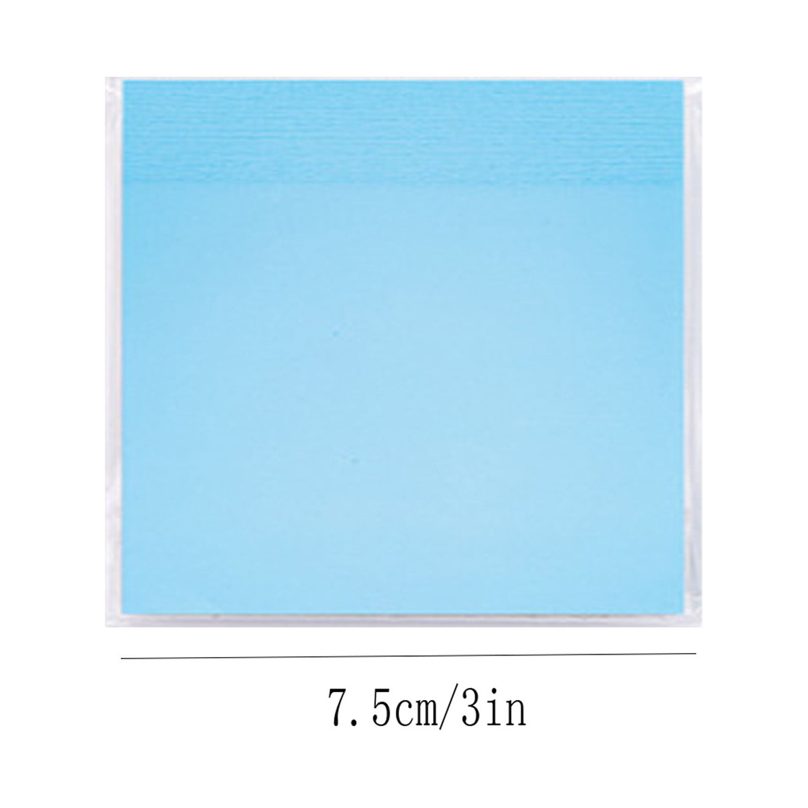 LSLJS 50 Sheets Sticky Notes School Supplies Transparent Paper Clear