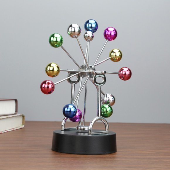 Raindrops Elegant Ferris Wheel Adornment Made of Iron and Plastic for Romantic and Warm Home Atmosphere