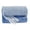 Blue, variant on Luxurious Hand Woven Cozy Warm 100% Cotton All Season Light Weight Couch Chair Bed Decorative Throw Blankets Diamond 50x60 Inch (Set of 2)
