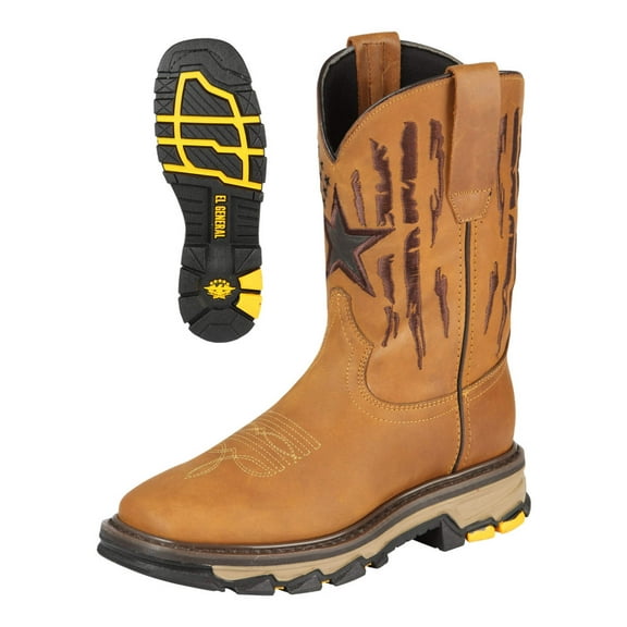 El General Rodeo Work Boot - Crazy Honey 44690