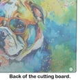 thumbnail image 5 of English Bulldog Hippie Dawg Glass Cutting Board Large 12 in x 15 in, 5 of 5
