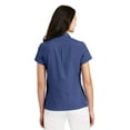 thumbnail image 2 of Port Authority Textured Camp Shirt (L662) Royal Blue, XL, 2 of 2