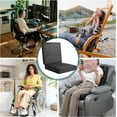 thumbnail image 6 of Recliner Cushions for Long Sitting, Egg Crate Foam Recliner Cushion for Elderly Reduces Muscle Fatigue and Provides Air Flow, Extra Large Non-Slip Seat Cushion with Back Support(20*20*4in), 6 of 14