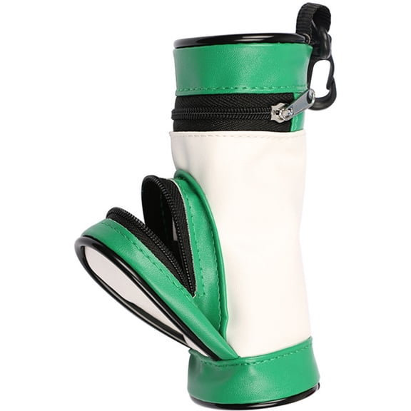 CRILSTYLEO Golfing Ball Storage Bag 1Set PU Material for Competition and Practice