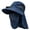 Navy, variant on Solar Fan Hat with Wide Brim, Rechargeable Cooling Sun Hat for Outdoor Fishing Hiking, UV Protection Summer Cap for Men Women Army Green