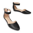 thumbnail image 2 of Zapatos DREAM PAIRS AMIGA Negros Flats Bajos con Cuña de 2.5 cm de Tacón, 2 of 7