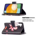 thumbnail image 3 of Dteck for Samsung Galaxy A53 5G Case with Wrist Strap, Galaxy A53 Wallet Case with Card Slots Holder, Cute Pattern PU Leather Magnetic Folio Flip Case for Samsung Galaxy A53 5G,Lotus, 3 of 5