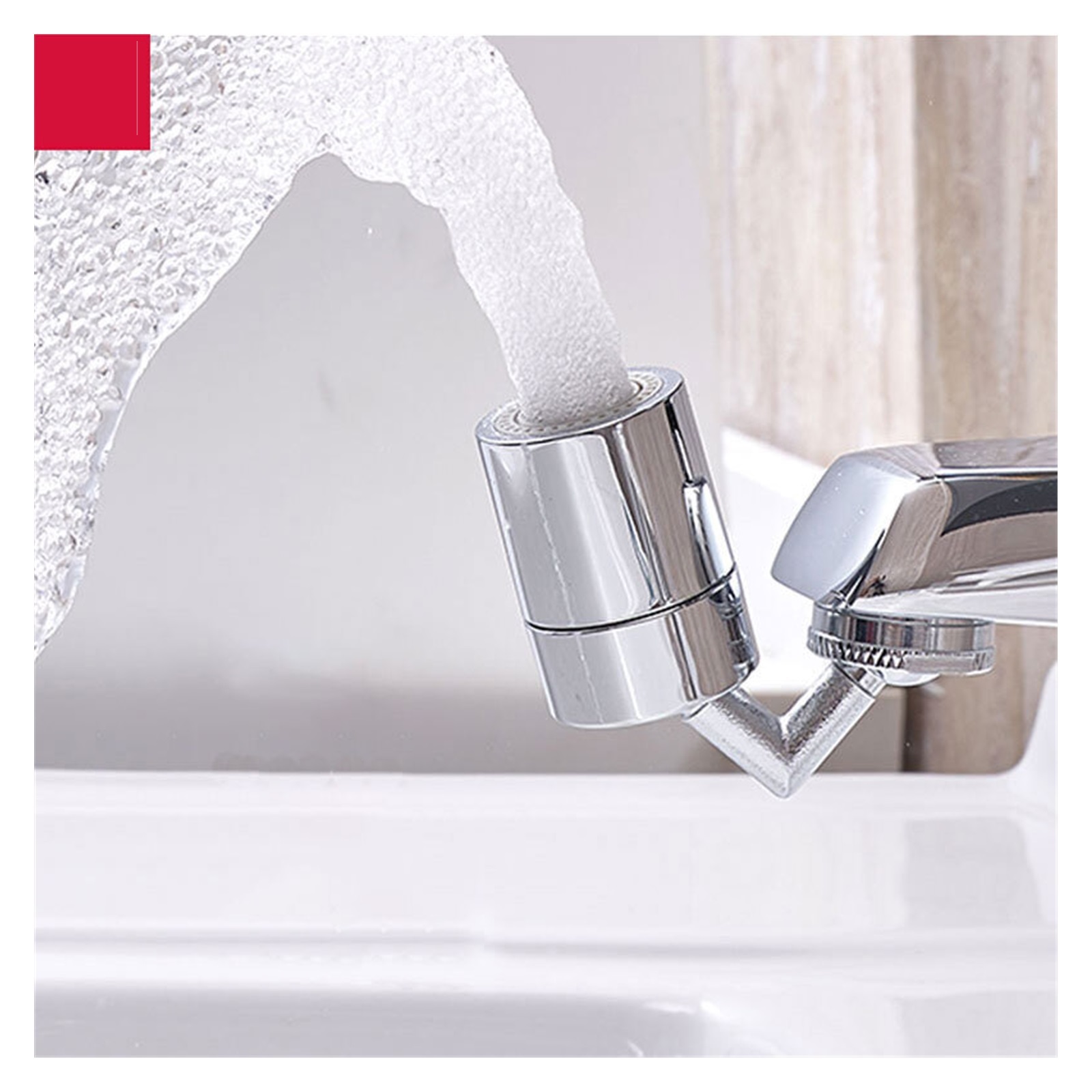 Sink Faucet Aerator 720 Degree Rotating Water Outlet Nozzle Faucet Extender Bubbler Kitchen Bathroom Accessories ,Durable Material