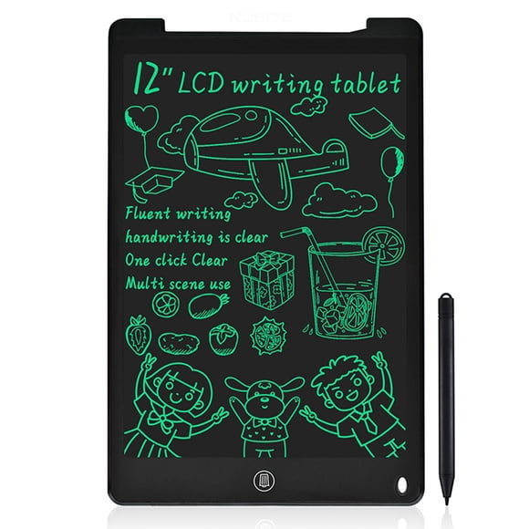 Labymos LCD Writing Tablet 12 Inch Monochrome Screen with Stylus Drawing Writing Taking Notes Leaving