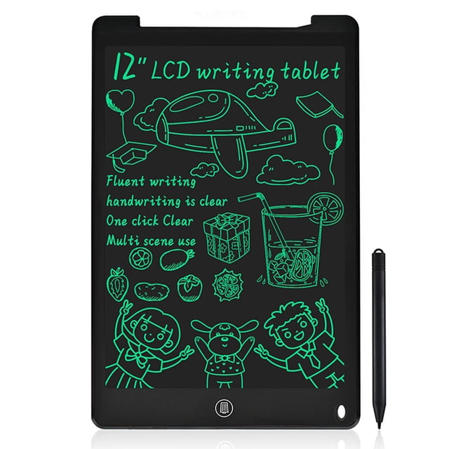 Amdohai LCD Writing Tablet 12 Inch Monochrome Screen with Stylus Drawing Writing Taking Notes Leaving