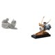 thumbnail image 1 of Estatua de gato, figura de escritorio, estatua de bailarina de ballet, figura de niña bailarina, resina, adorno decorativo creativo con líneas elegant, 1 of 8