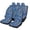 Blue peacock feathers 4, variant on Verolix Blue Feather Paisley Mandala Car Seat Covers Full Set, Mesh Fabric Universal Fit Front Rear Seat Protectors, Decorative Auto Interior Covers for Cars SUVs Trucks Vans