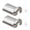 Brushed nickel, variant on Giaone Pack of 2 Elegant Nordic Curved Hooks for Bathroom Hallway Decoration Strong Zinc Alloy