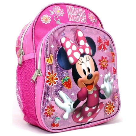 Licensed - Disney Junior Minnie Mouse Shine Girl&#39;s 10&quot; Mini Backpack - 0