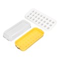 thumbnail image 4 of Bandeja para cubitos de hielo con cubo de tapa, 24 rejillas Molde para cubitos de hielo Silicona de grado alimenticio A prueba de polvo Reutilizable Multiuso Fácil liberación ANGGREK  Otros, 4 of 8