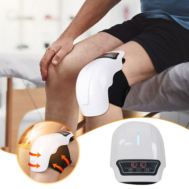 Xihbxyly Offres de Vacances Genou Intelligent Instrument de Massage Électrique Chauffant Genou Articulations Moxibustion Compresse Chaude Vibration Offres