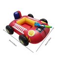 thumbnail image 3 of Anillo de natación inflable para bebé, rociador de agua plegable, juguetes para coche, asiento de agua para piscina (D), 3 of 3
