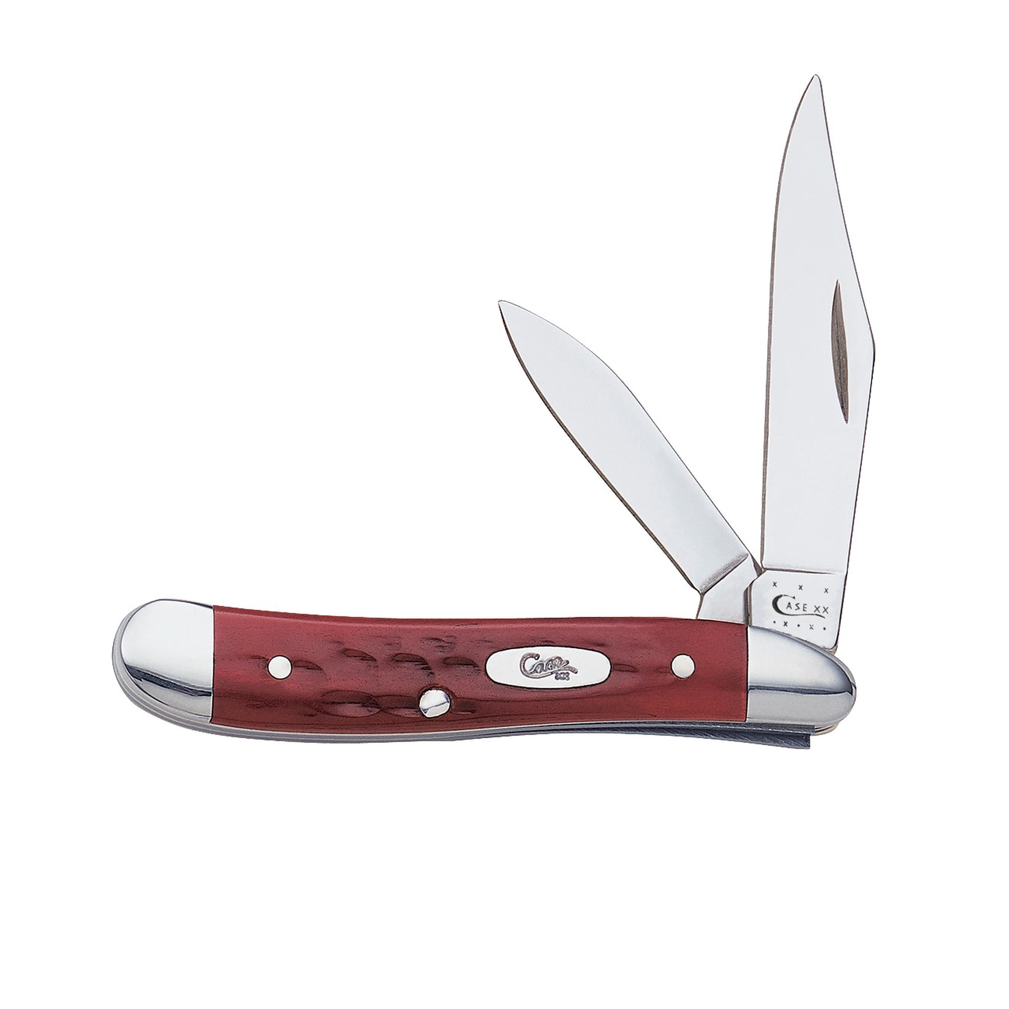 Case Peanut Red Stainless Steel 2.88 in. Pocket Knife