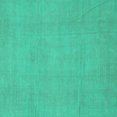 thumbnail image 1 of Ahgly Company Machine Washable Indoor Square Abstract Turquoise Blue Modern Area Rugs, 8' Square, 1 of 4