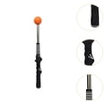 thumbnail image 6 of funtasica Golf Swing Trainer Telescopic Warm up Stick Lightweight Outdoor Golf Trainer Training Aid Alignment Stick for Flexibility , Black Orange, 6 of 8