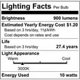 thumbnail image 7 of Nuvo Lighting - Ledges - 10W LED Outdoor Large Wall Lantern In Modern Style-22.5, 7 of 7