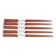 thumbnail image 2 of Palillos reutilizables, 5 pares de palillos de madera Palillos de madera duraderos Palillos elegantes y modernos, 2 of 8