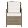 thumbnail image 3 of vidaXL 3 Piece Garden Dining Set Brown, 3 of 5