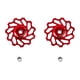 thumbnail image 1 of Poleas de cambio trasero para bicicletas de montaña y carretera Ruedas jockey de aleación CNC de 11 dientes de color rojo, 1 of 6