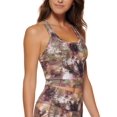 thumbnail image 2 of Calvin Klein Womens Printed Racerback Cropped Tank Top Size Small, 2 of 3