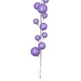 thumbnail image 4 of Vickerman 10' Lavender Pearl Branch Ball Wire Garland., 4 of 4