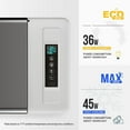 thumbnail image 6 of BougeRV Portable Car Refrigerator 23 Qt, 12 Volt Refrigerator Portable Freezer Compressor Cooler with -7℉~50℉ Cooling Range, 12/24V DC 110~240V AC for RV Truck Vehicle Boat Outdoor Use Gray, 6 of 8