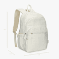 thumbnail image 5 of Classic Panel Laptop Backpack – Hynes Eagle – Ivory, 5 of 10