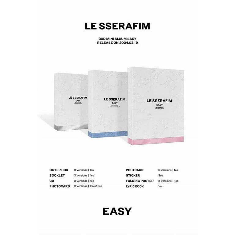 LE SSERAFIM - [EASY] 3rd Mini Album VOL.2 Version