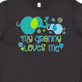 thumbnail image 4 of Inktastic My Granny Loves Me- cute elephants Youth T-Shirt, 4 of 5